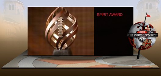 Information on Disney Sports Spirit Award for football: Please nominate deserving candidates!